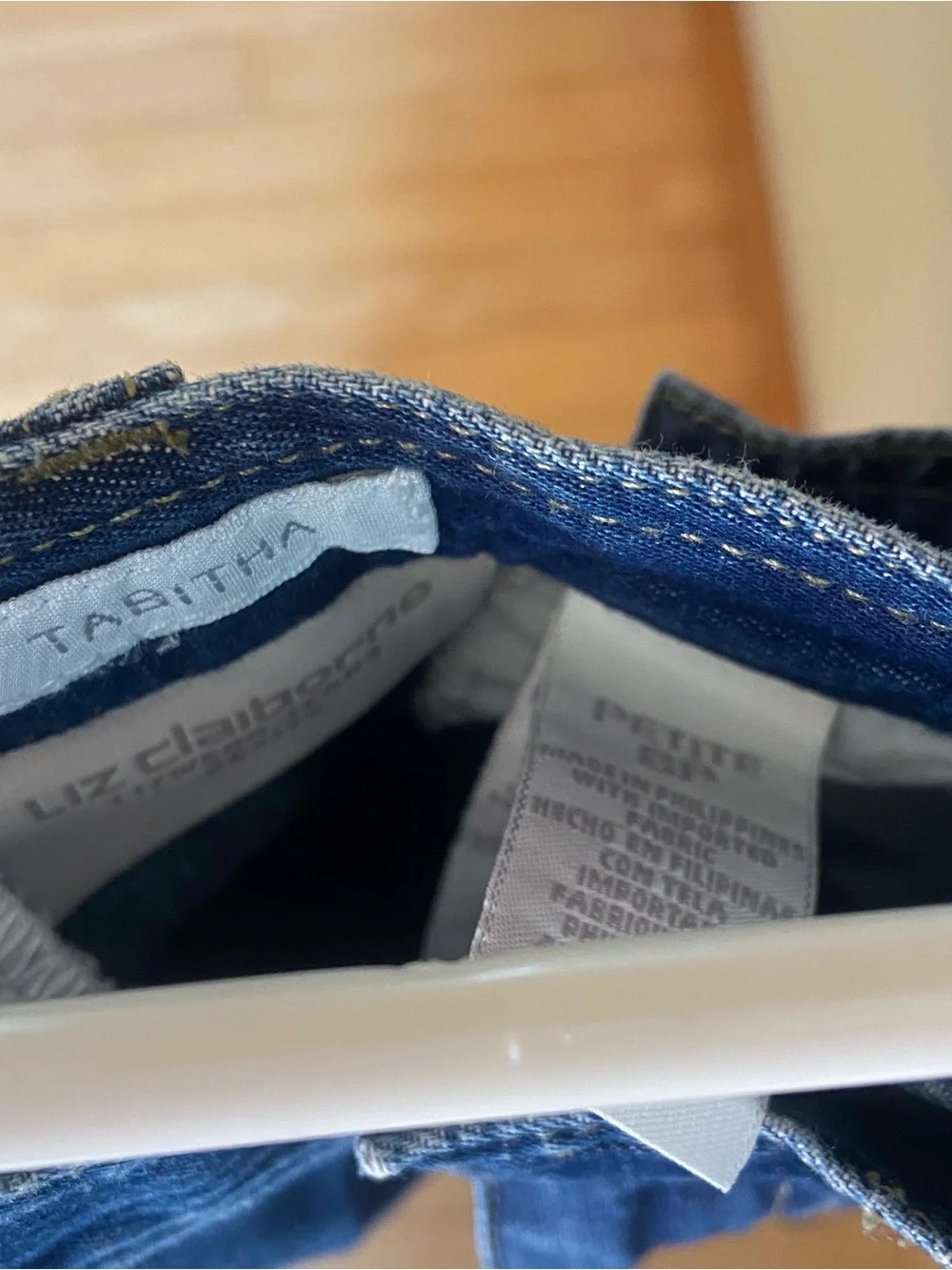 Dark Blue Denim Jeans - Relaxed Fit - Liz Claiborne Denim Capri Jeans Size 8